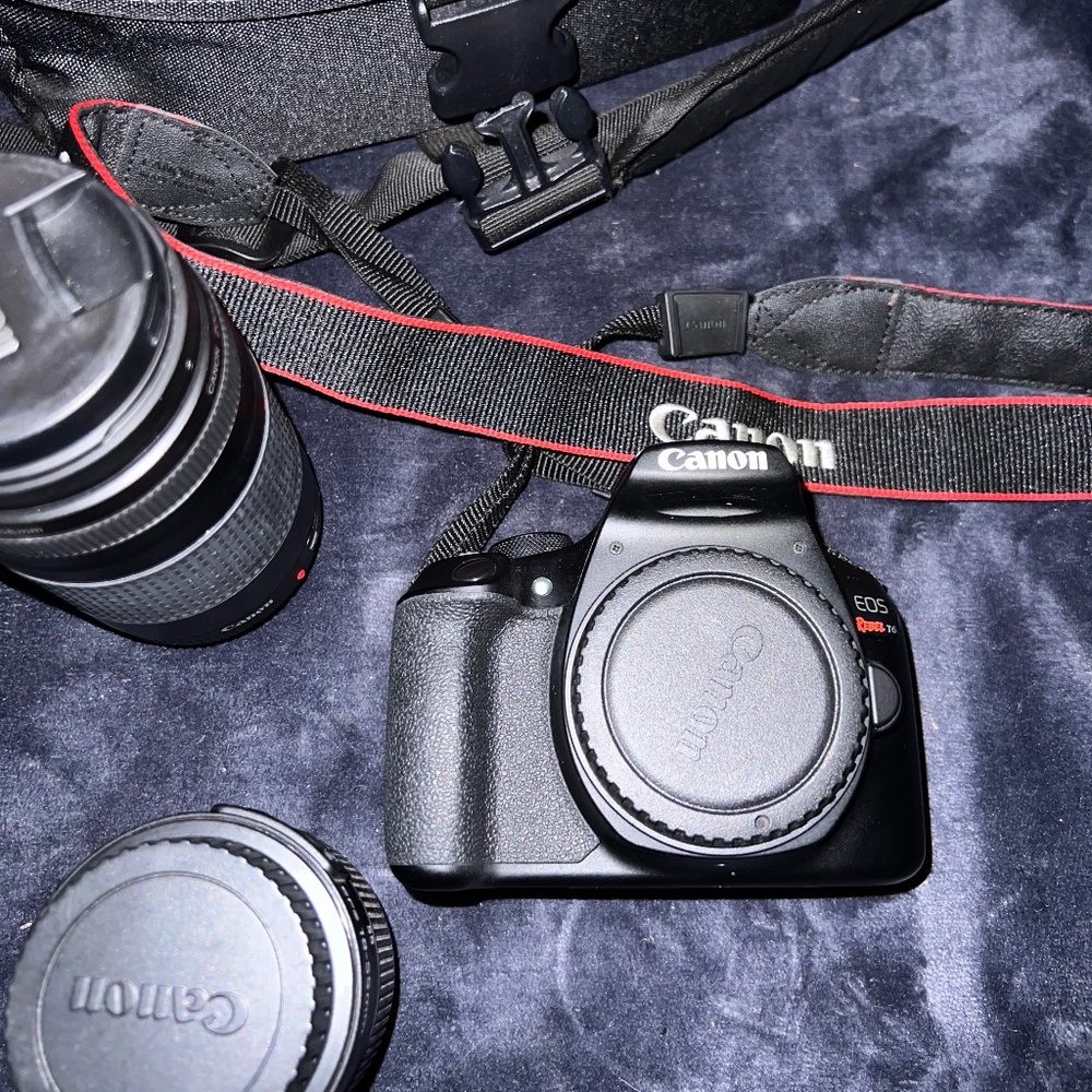 Canon EOS Rebel T6 DSLR Camera with EF-S 18-55mm f/3.5-5.6 IS II Lens